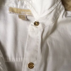 Michael Kors spandex elastane cotton shirt